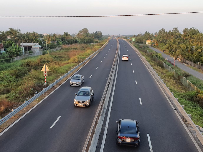 Cao tốc Trung Lương – Mỹ Thuận hiện tại chỉ cho phép xe chạy với tốc độ tối đa 80 km/ giờ. Ảnh minh hoạ: Trung Chánh