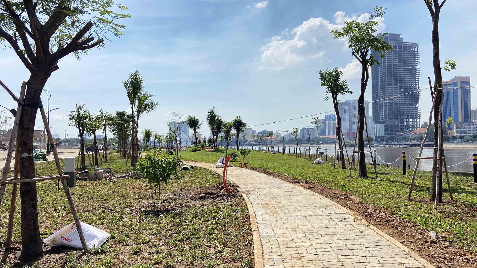 Công viên bờ sông Sài Gòn. Ảnh: Minh Hoàng