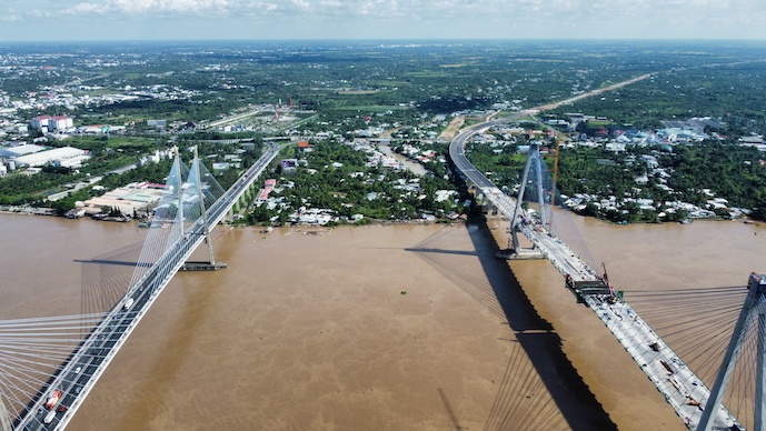 Tăng trưởng kinh tế Đồng bằng sông Cửu Long lần đầu tiên cao hơn cả nước sau khoảng một thập niên thấp hơn. Ảnh: Trung Chánh